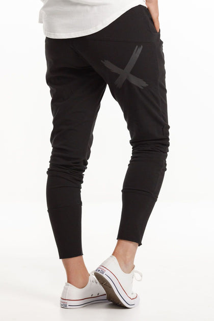 Avenue Pants (Black/White X) - Labels-Home-Lee : Just Looking