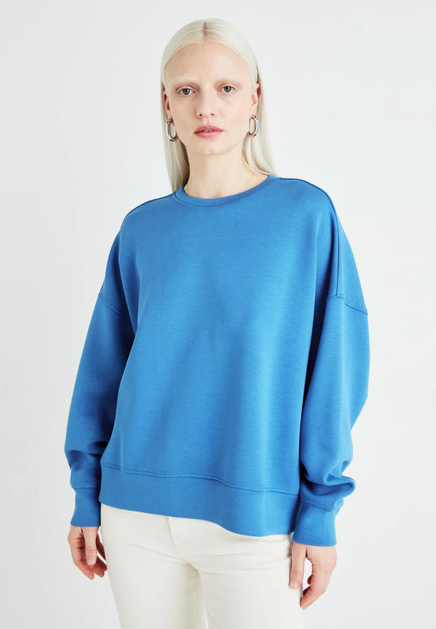 MSCH Dalvina Ima Q Sweatshirt - Vallarta Blue