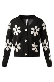 Lemon Tree Flora Cardi - Black