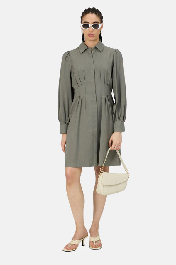 MSCH Asana Dress - Mulled Basil