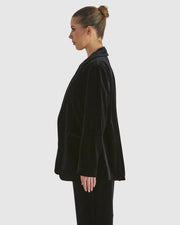 Fate + Becker Mustang Sally Velvet Jacket - Black