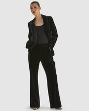 Fate + Becker Mustang Sally Velvet Pant - Black