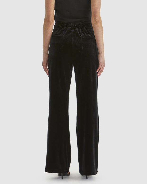 Fate + Becker Mustang Sally Velvet Pant - Black