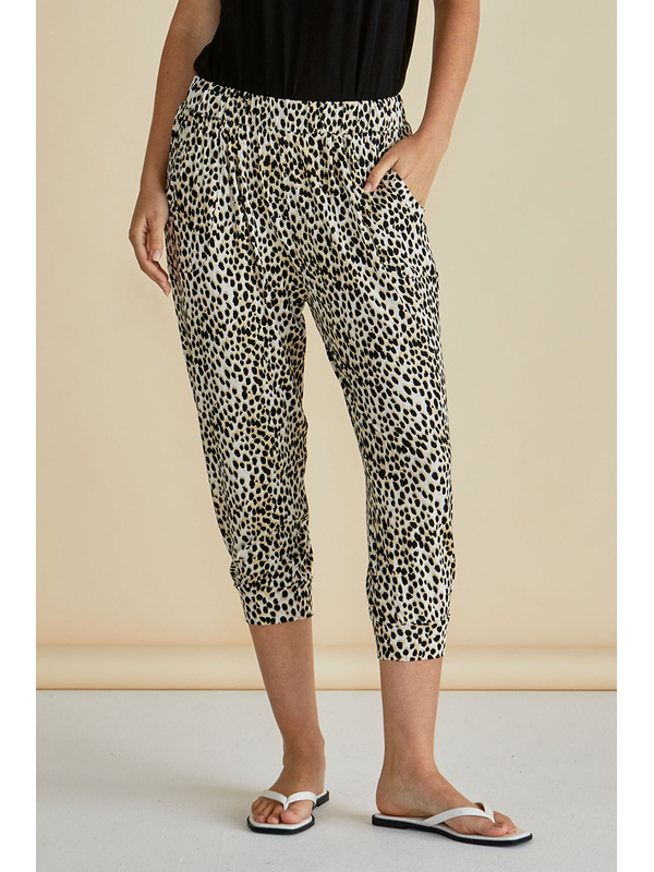Betty Bascis Tokyo 3/4 Pant - Cheetah