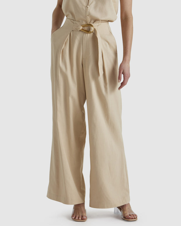 Fate + Becker Shoreline Fisherman Pant - Ecru