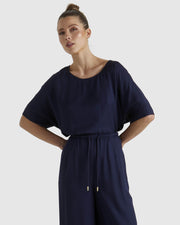 Fate + Becker Fusion Top - Navy