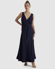 Fate + Becker Fusion Dress - Navy