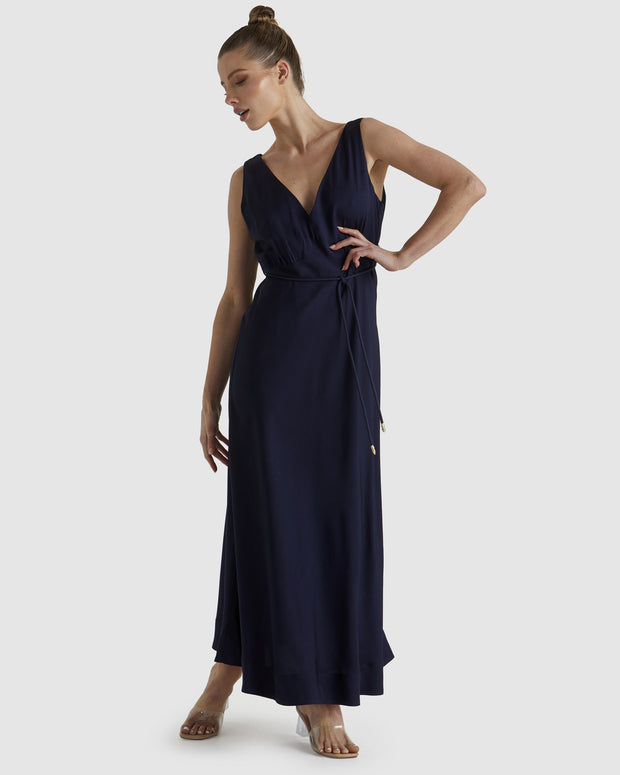 Fate + Becker Fusion Dress - Navy