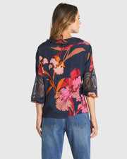 Fate + Becker Captivation Shirt - Shadow Floral