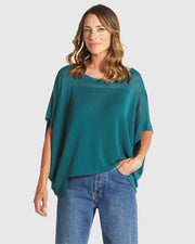 Fate + Becker Irises Knit - Teal