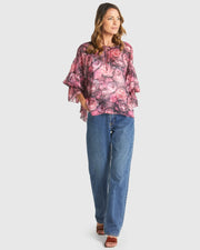 Fate + Becker Phenomenon Blouse - Peony