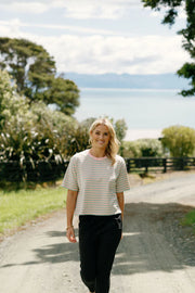 Home-lee Becky Tee - Candy Apple Stipes