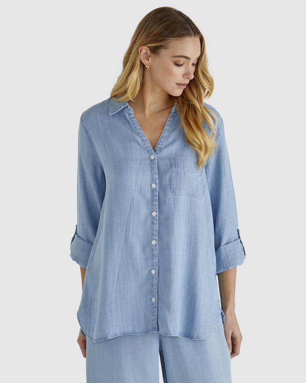 Sass Rye Shirt - Chambray