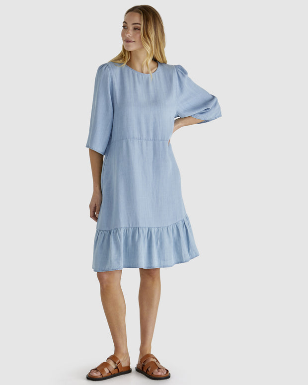 Sass Rye Dress - Chambray