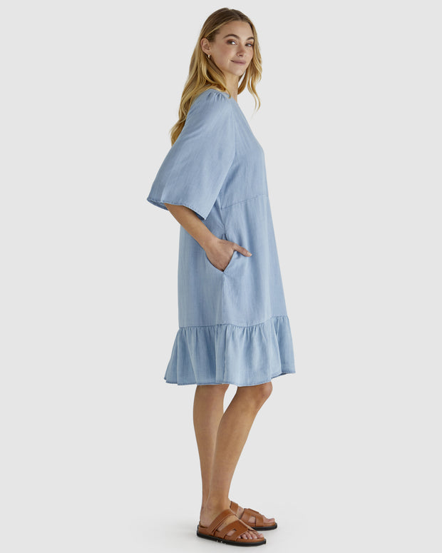 Sass Rye Dress - Chambray