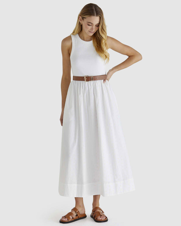 Sass Opal Dress - White