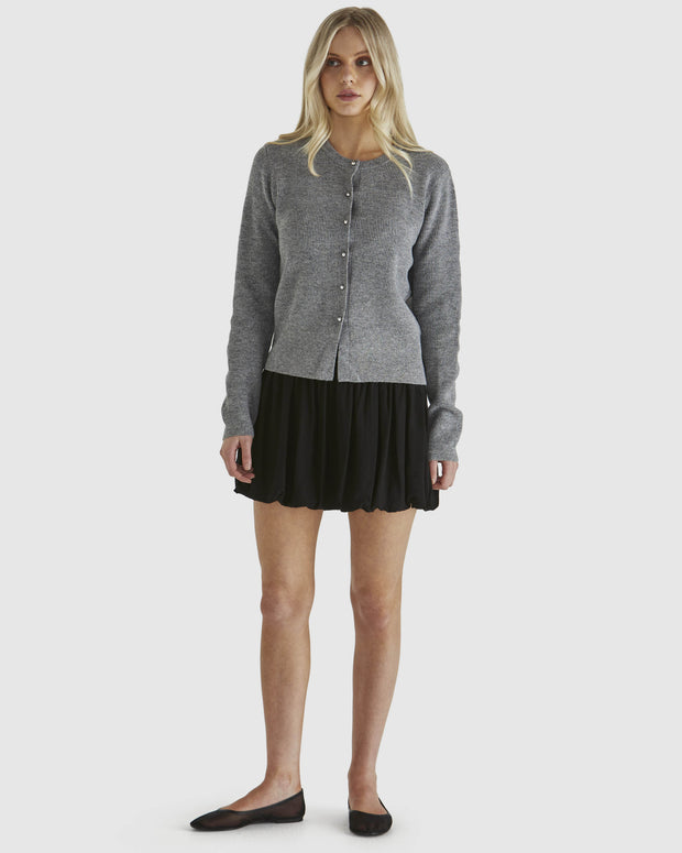 Sass Jagger Cardi - Grey Marle