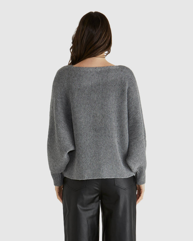 Sass Concord Knit - Grey Marle