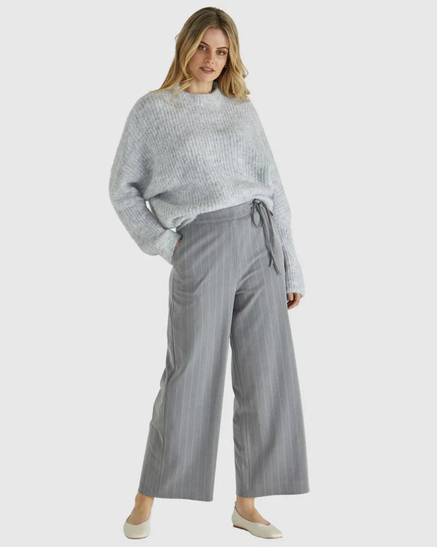 Sass Romee Knit - White Marle