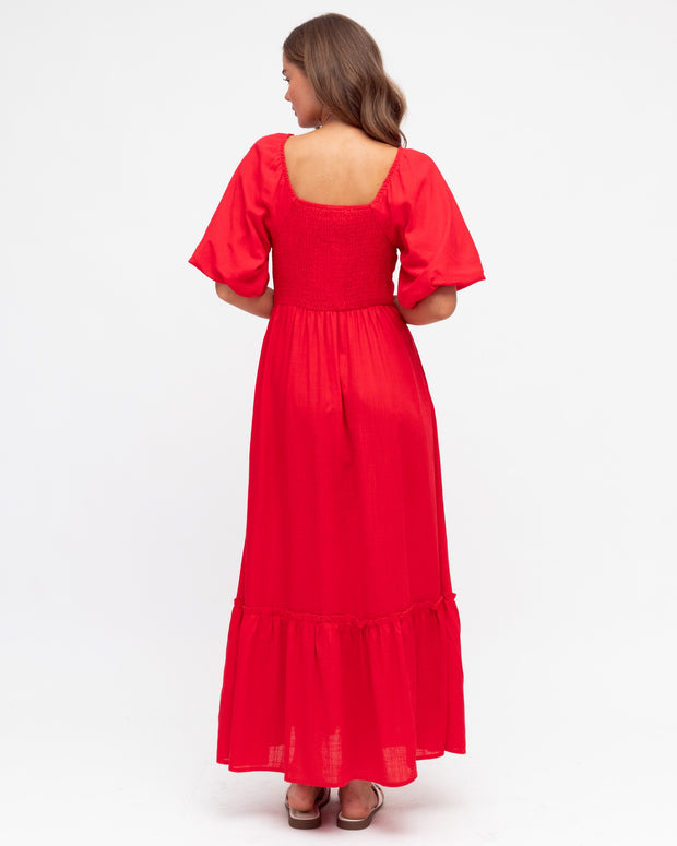 Label of Love Holly Maxi Dress - Red