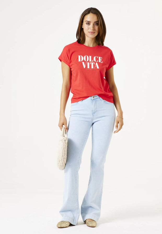 Garcia Dolce Vita T-shirt - Ruby Red