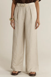 Fate + Becker Amara Belted Pant - Flax