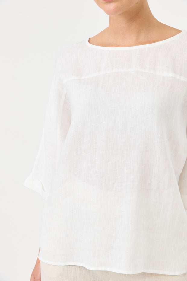 Studio Relaxed Top - Salt