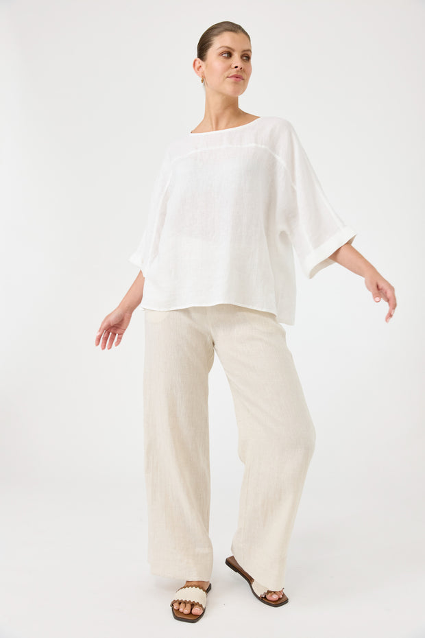 Studio Relaxed Top - Salt