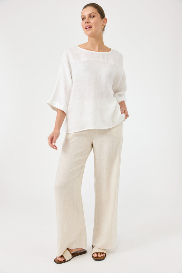 Studio Relaxed Top - Salt