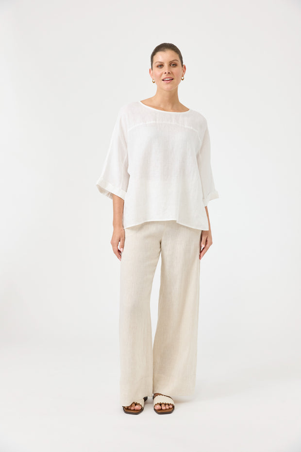 Studio Relaxed Top - Salt