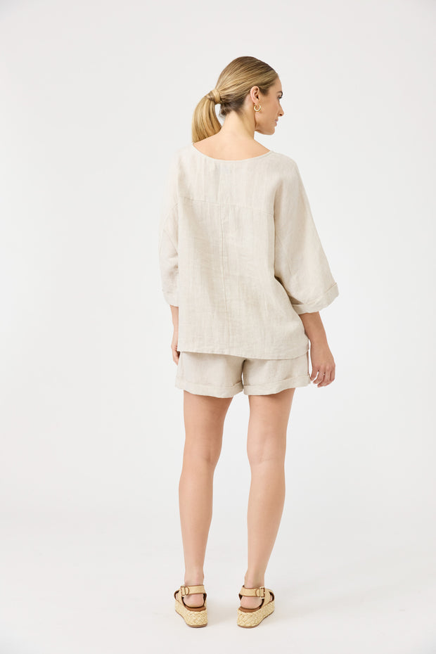 Studio Relaxed Top - Tusk