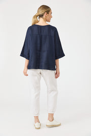 Studio Relaxed Top - Navy