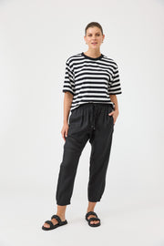 Studio Relaxed Pants - Ebony