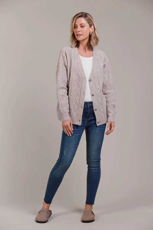 eb&ive Merano Cardigan - Flax