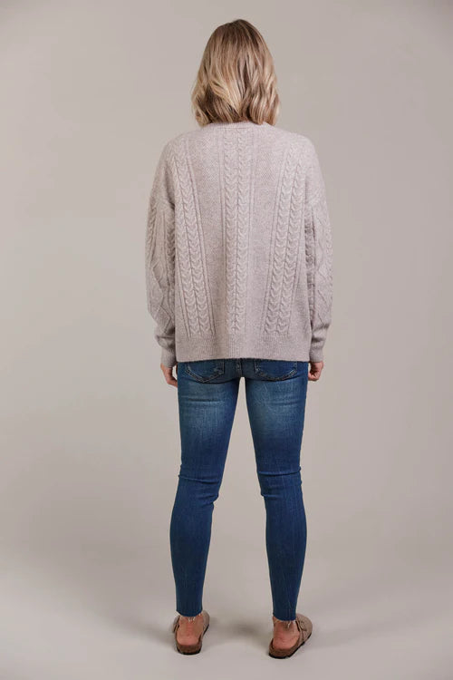 eb&ive Merano Cardigan - Flax