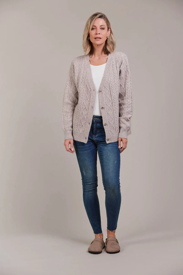 eb&ive Merano Cardigan - Flax