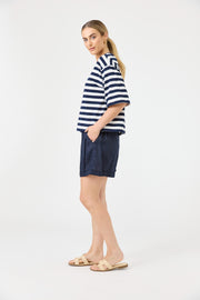 Studio Stripe T-shirt - Indigo