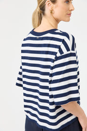 Studio Stripe T-shirt - Indigo