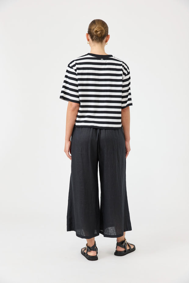 Studio Stripe T-shirt - Ebony
