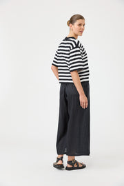 Studio Stripe T-shirt - Ebony