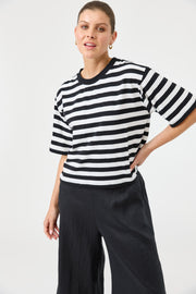 Studio Stripe T-shirt - Ebony