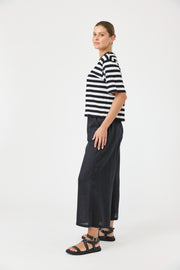 Studio Stripe T-shirt - Ebony