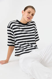 Studio Stripe T-shirt - Ebony