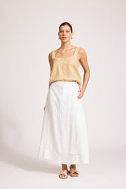 eb&ive Miramar Maxi Skirt - White