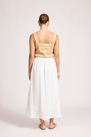 eb&ive Miramar Maxi Skirt - White