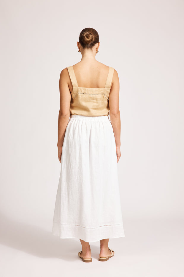 eb&ive Miramar Maxi Skirt - White