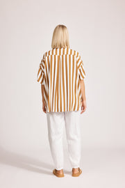 eb&ive Treville Stripe Shirt - Caramel
