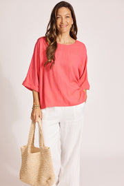 eb&ive Alessia Relaxed Top - Melon