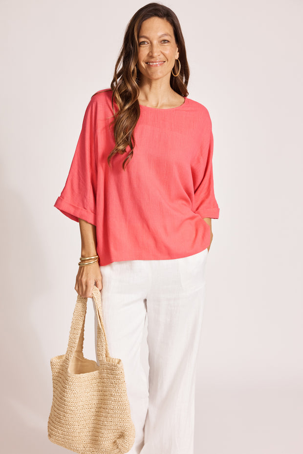 eb&ive Alessia Relaxed Top - Melon