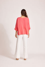 eb&ive Alessia Relaxed Top - Melon